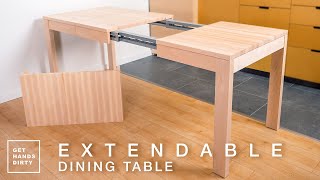 This time i made a beautiful hard maple dining table for my tiny
apartment that can seat 1, 2 or up to 10 people (it might get bit
cosy)!! fraiser tools //...