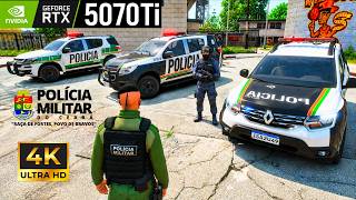 PMCE: TIROTEIO com TRAFICANTES | APOIO CHEGOU EM PESO🔥🔰GTA V POLICIA CEARÁ| LSPDFR REALISTA