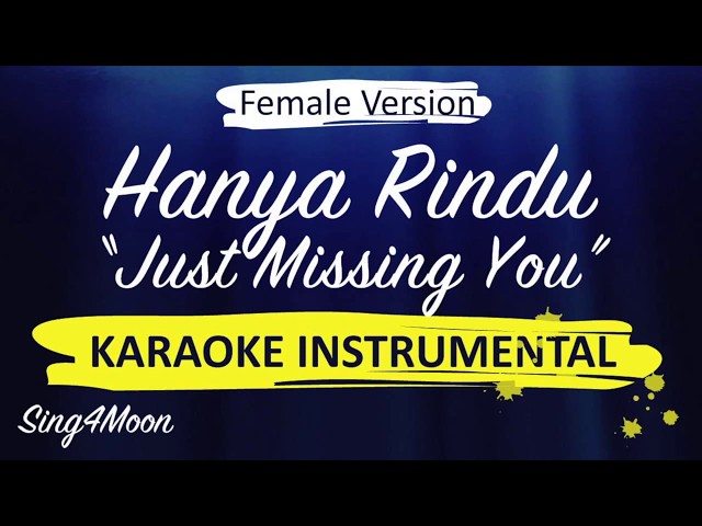 Just Missing You/Hanya Rindu – Andmesh (Piano Karaoke) Female Version (English u0026 Indonesian Lyrics) class=