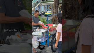 Asian street food - Fresh Cut Fruits ?? streetfood thailand travel