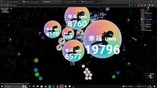 Agar.io | Paneton vs ฟƦ Hexa + Miky.exe W/AGARBOT.OVH