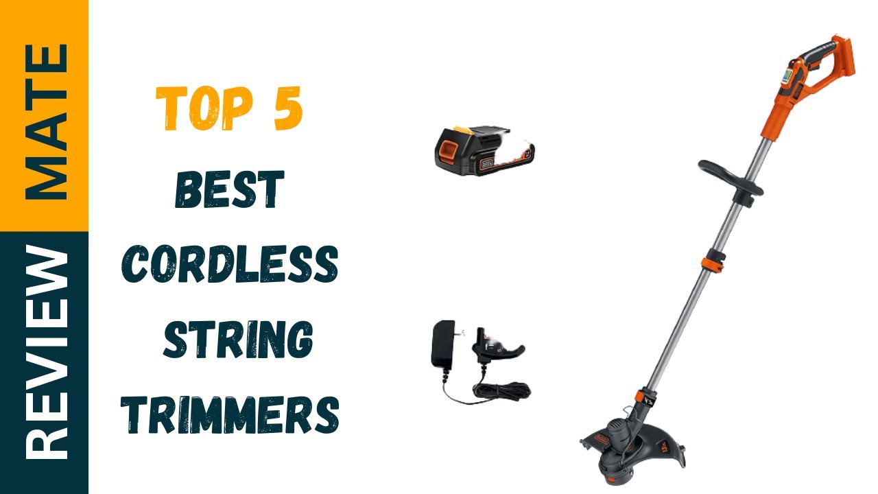 The 5 Best Cordless String Trimmers of 2023 - YouTube