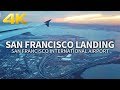 SAN FRANCISCO LANDING - USA, Delta Airline at San Francisco International Airport, Travel, 4K UHD