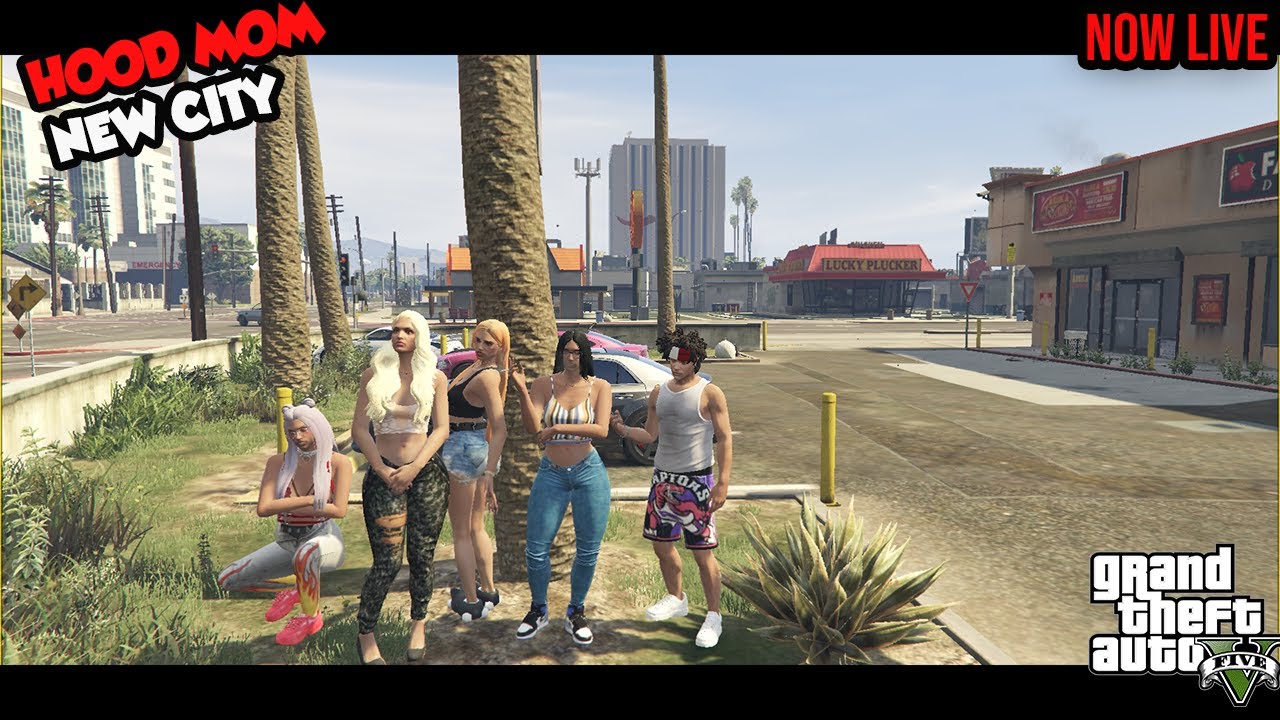 GTA 5 Roleplay - HOOD MOM NEW CITY| LOS TRENCHES RP| FIVEM - YouTube