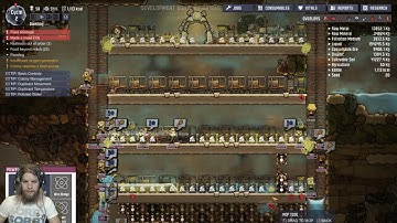 Oxygen Not Included 50 Dup Challenge -- No Pausing