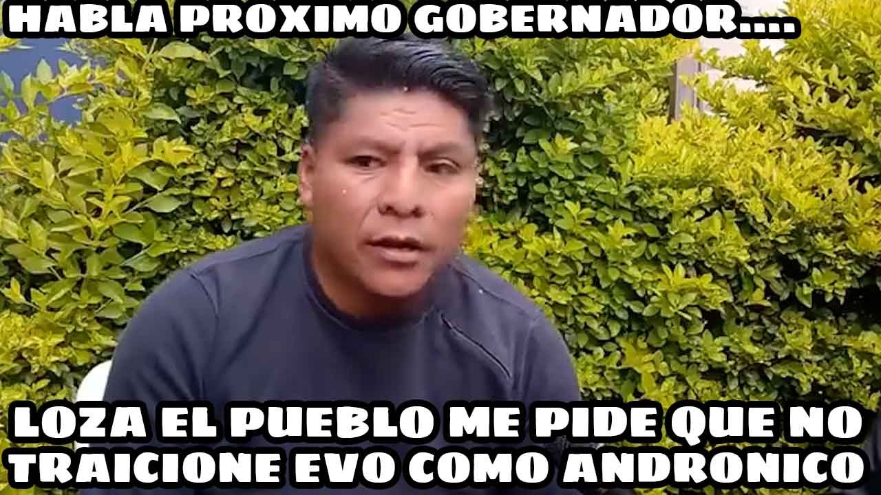 LEONARDO LOZA DICE VA PEDIR RODRIGO PAZ CUMPLIR CON EL 50/50 PARA DESARROLLAR COCHABAMBA..