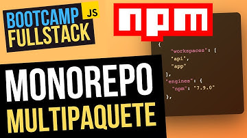 💥 Monorepo multipaquete con NPM Workspaces 📦 (FullStack Bootcamp JavaScript)