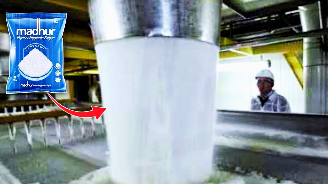 How Sugar Is Made In Factories | Sugar Manufacturing Factory | Sugar ...