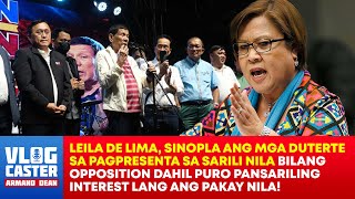 Sinagot ni De Lima ang tanong kung PRO-MARCOS na ang LP Opposition dahil sa Pagkakalaya nito?