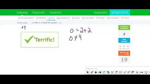 IXL 7TH U 1 DOES X,Y SATISFY THE EQUATION