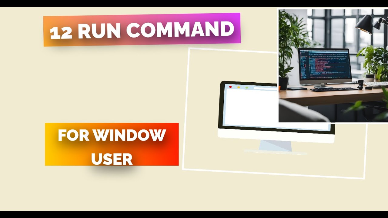 12 RUN COMMAND FOR WINDOW USER - YouTube