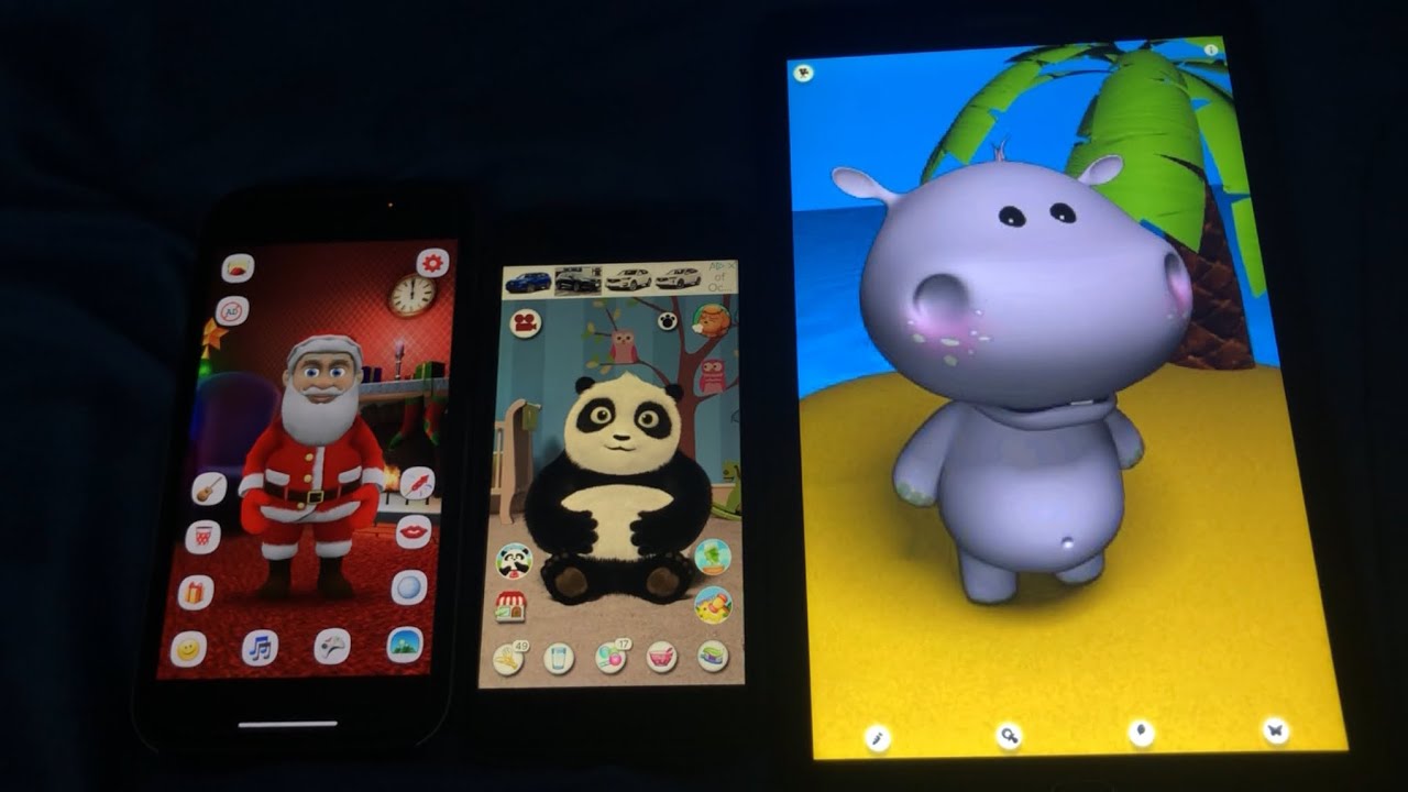 Talking Santa Claus Echo Vs Talking Ryan Echo Vs Talking Baby Hippo Echo (3/21/2025)