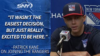 After joining the Rangers, Patrick Kane explains process which brought him to Broadway | SNY