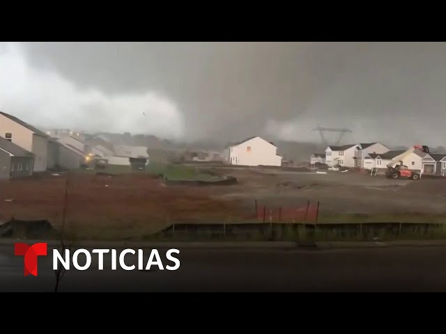 Un potente tornado deja devastación en la carretera Interestatal 65