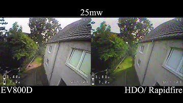 Eachine EV800D vs Fatshark HDO with Rapidfire