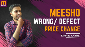 How to change Wrong/ Defective Item Returns Price on Meesho Seller | Meesho Price Change Kaise Kare