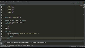 56- Exercise 24 Dictionary Concession Stand