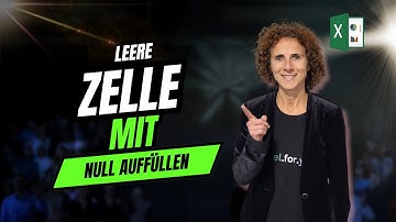 Excel leere Zellen mit 0 füllen - 3 Beispiele