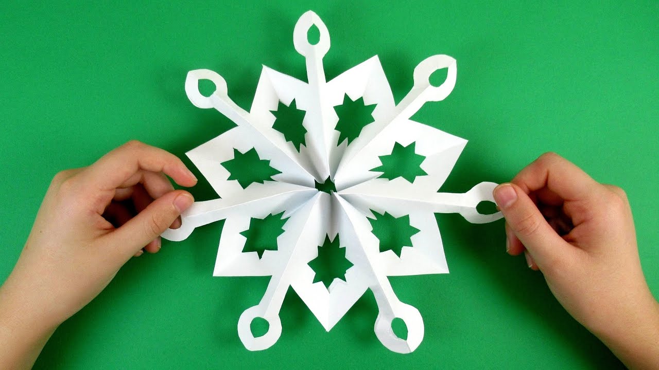 How to make Snowflakes using Paper and Glitter foam sheet