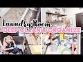 *GROSS* DEEP CLEAN AND ORGANIZE!! // Extreme Clean With Me - Laundry Room Edition!