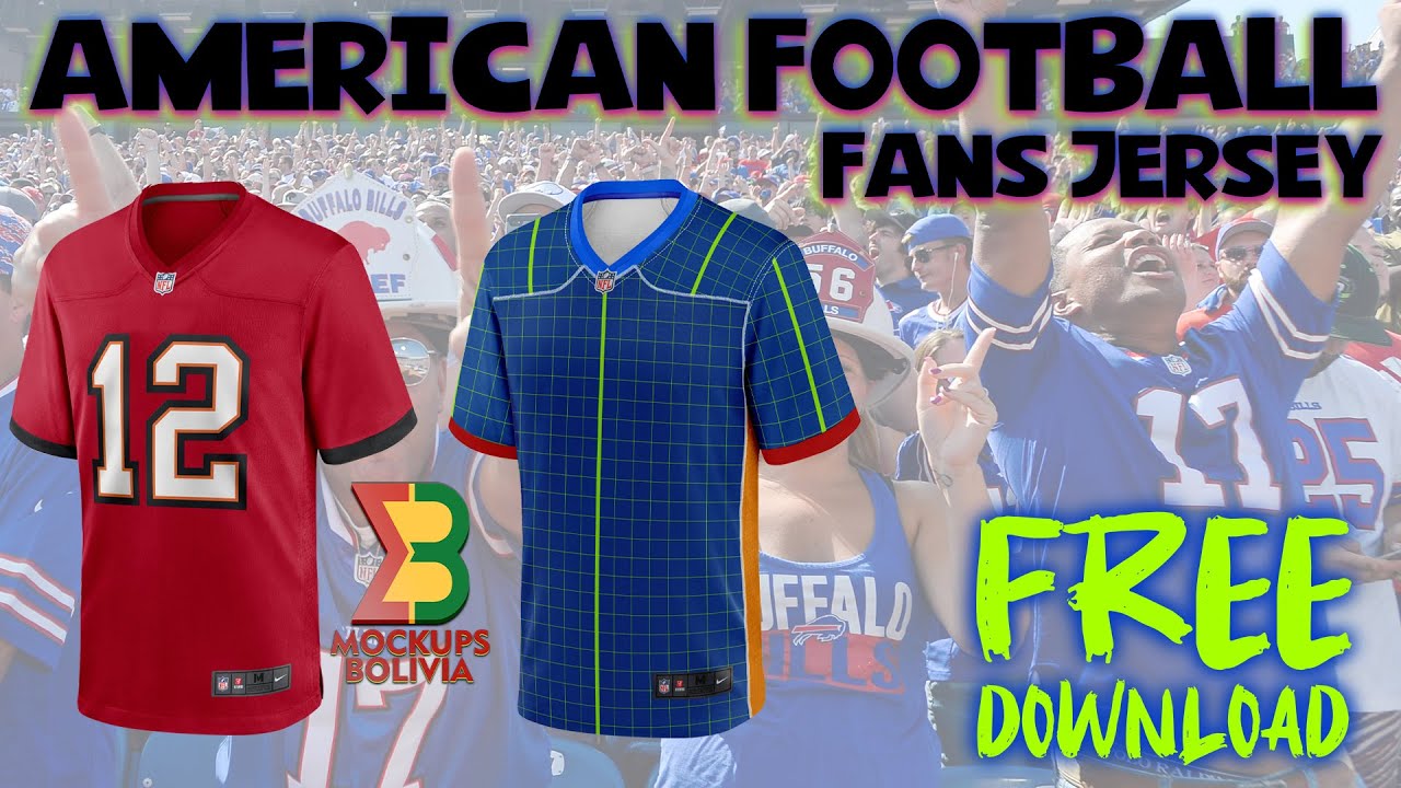 Download American Football Fan Jersey 2020 Photoshop Mockup Free Download Youtube