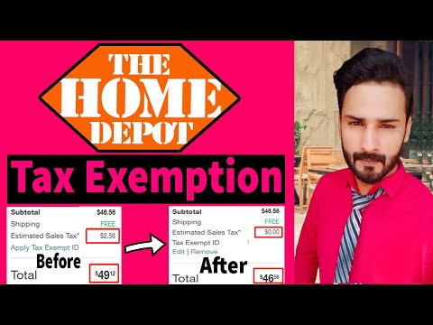 How To Get Home Depot Tax Exemption | Tax Exemption For Home Depot | Home Depot Tips & Tricks