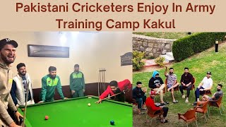 Pakistani Cricketers Enjoy In Army Training Camp Kakul | Babar | Shaheen | Amir | Rizwan | Imad