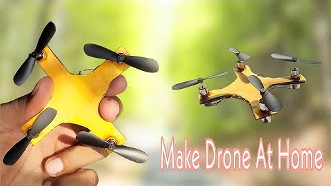 Make A Drone At Home With Cardboard |Homemade Drone