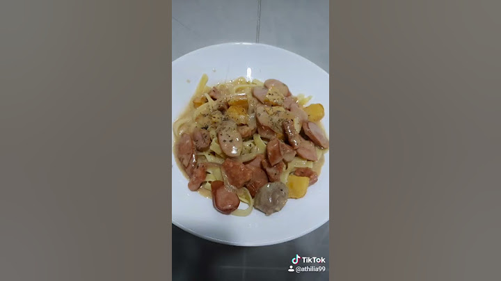 Spaghetti carbonara is done! 😋🍝 Do follow my tiktok @athilia99