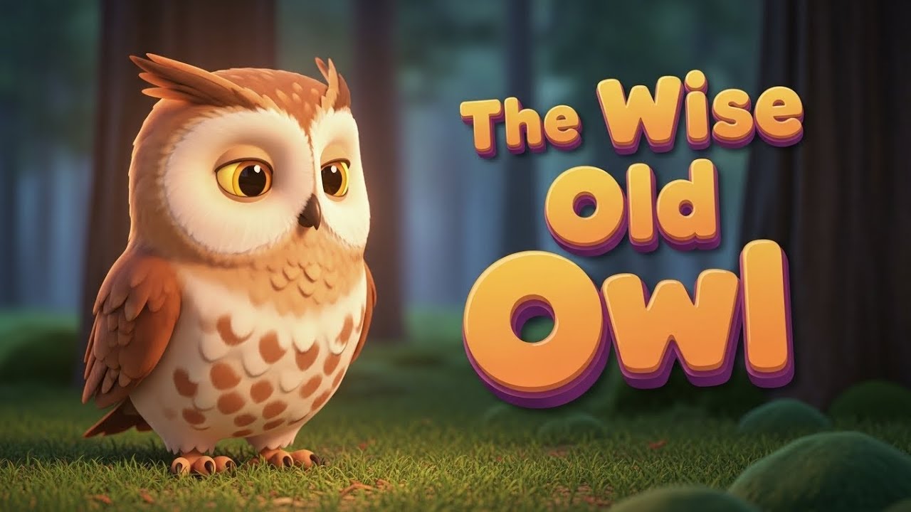Мудрая старая сова для мусульманских детей | Вирусная исламская детская песенка | Спокойное и поз...