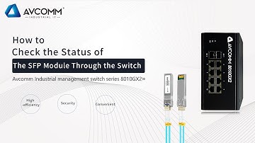 How to check the status of the SFP module through the switch