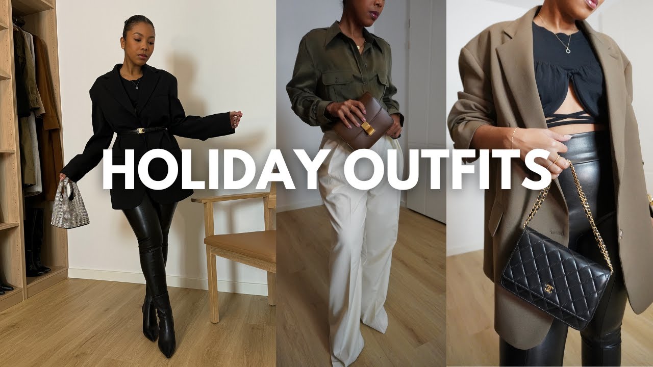 CHIC HOLIDAY OUTFITS YOU PROBABLY ALREADY OWN 