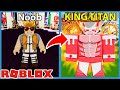 I Unlocked King TITAN Transformation! Max Size & Power! | Roblox Titan Roleplay Simulator