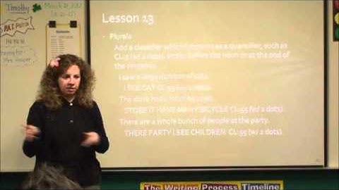 ASL 2--Week Two-Chapter 13 Mass Quantifier Plurals