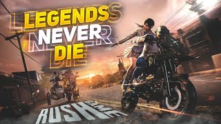 Legends Never Die|Bgmi montage⚡⚡|Redmi note 8 pro 60 fps