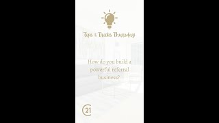 How Do you Build a Powerful Referral Business?