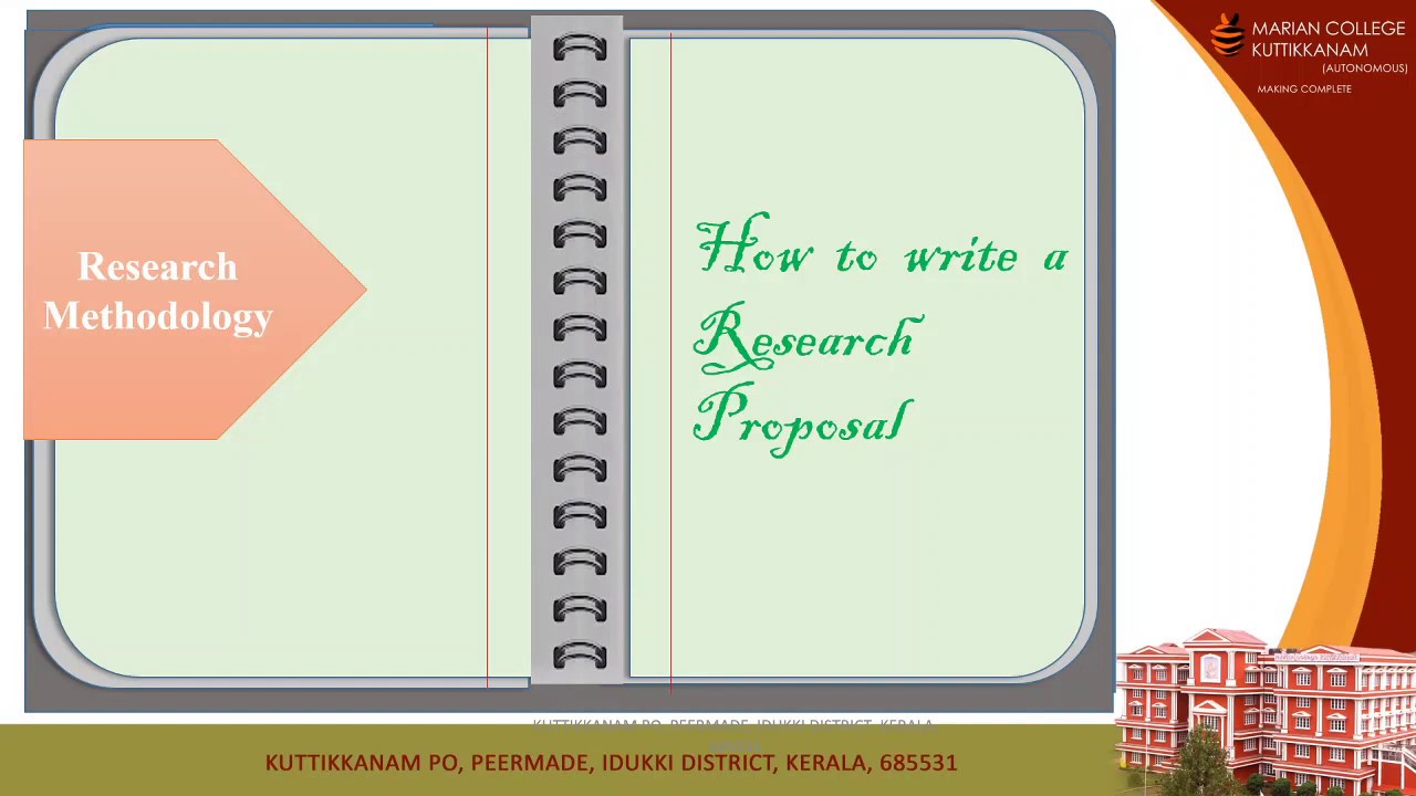 Research Proposal - How to write a research proposal - YouTube