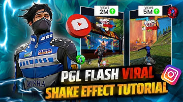 VIRAL SHAKE EFFECT TUTORIAL💀LIKE PGL DARKRAI AND PGLFLASH⚜️ IN HINDI 💯