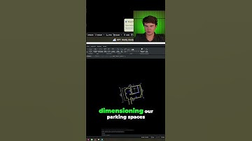 CAD Software: Mastering Building Dimensions & Parking Spaces! #shorts