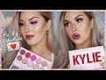 VALENTINES MAKEUP TUTORIAL 💌 Trying KYLIE COSMETICS New Collection