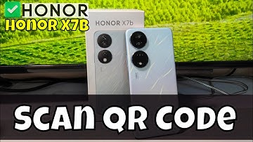 How to Scan QR Code Honor X7b