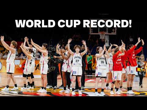 JAPAN 🇯🇵 BREAK ALL-TIME FIBA WOMEN'S WORLD CUP RECORD! 💥 | 20 TRIPLES in a single game!