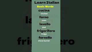 Basic Italian Words | Easy way to learn Italian | Italian lesson For beginners #learnitalian