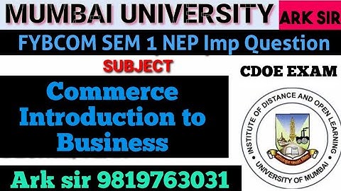 Commerce Introduction to Business