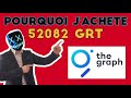 Pourquoi jachte 52 081 tokens grt  revenus passifs avec the graph