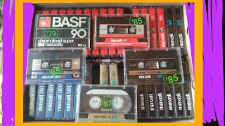 All box of cassett's #cassette #maxell #basf