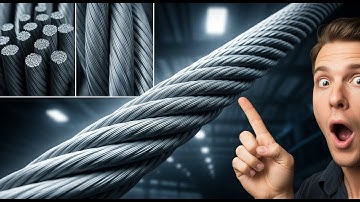 Cáp thép được tạo ra như thế nào! Nó dày bao nhiêu cm có thể chịu được trọng lượng hàng trăm tấn?
