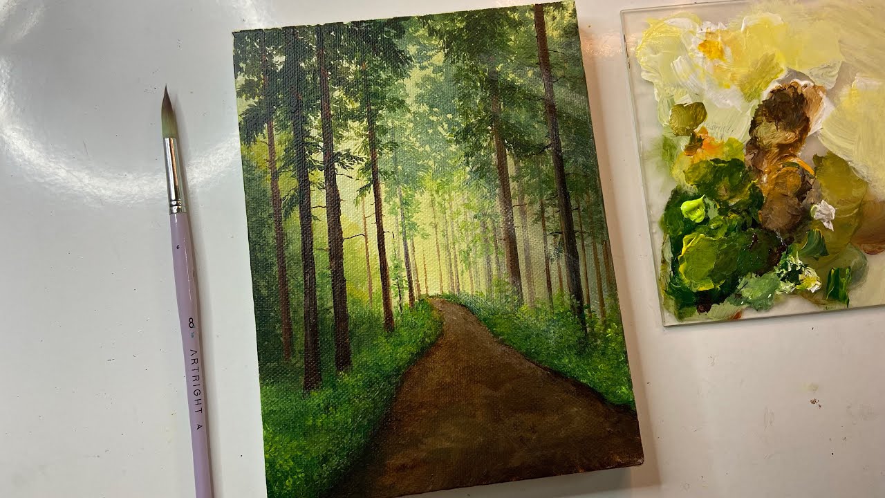 Forest Path Painting Kit