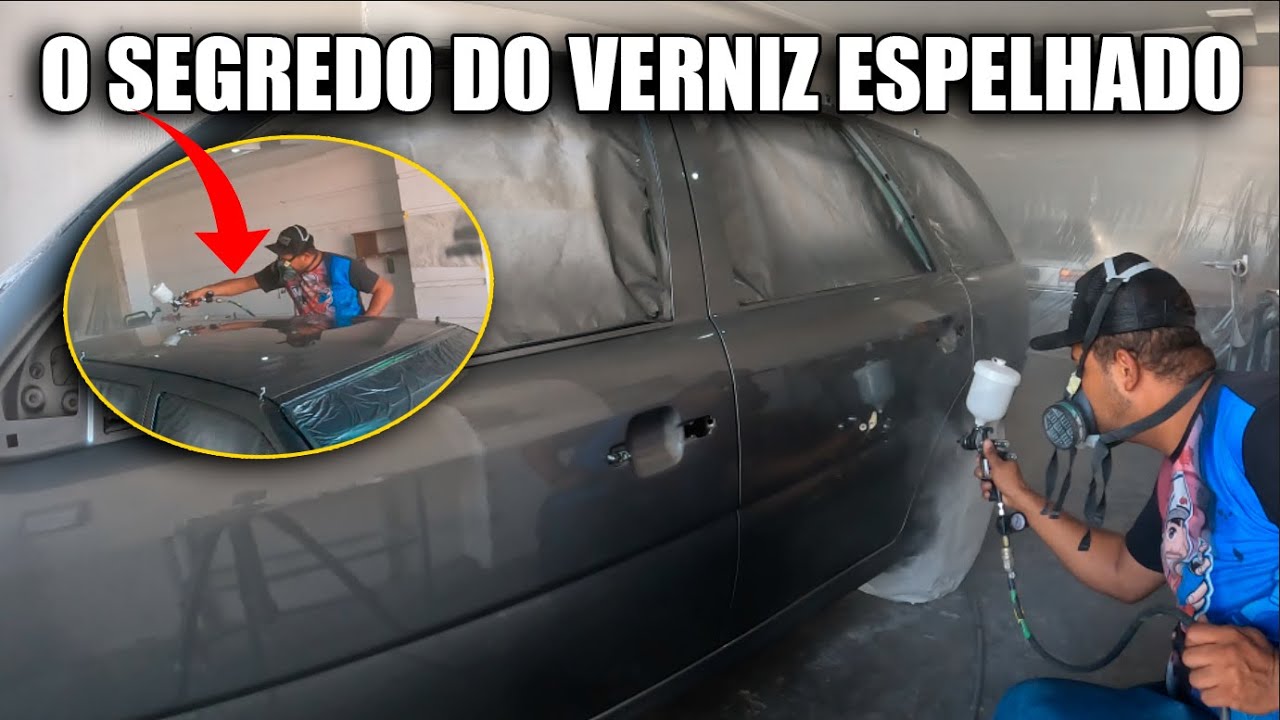 O SEGREDO DA DILUIÇÃO E DUAS DEMÃOS DE VERNIZ ESPELHADO- VERNIZ LISO  ISSO NINGUÉM CONTA!