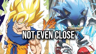 Why Goku Vs. Sonic The Hedgehog(Game) IS NOT CLOSE